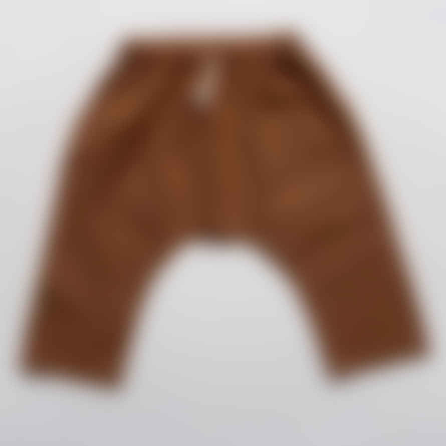 The Simple Folk : The Linen Trouser - Rust