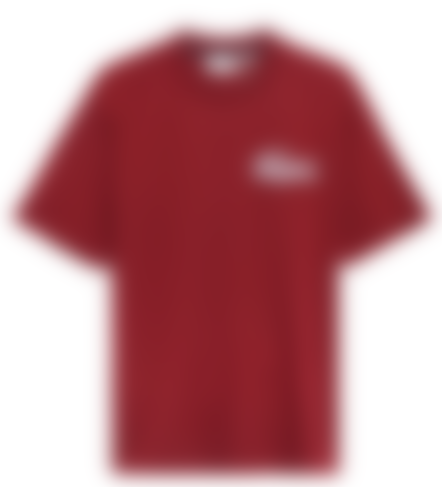 Lacoste Lacoste "made In France" Classic Fit Organic Cotton Shirt Burgundy