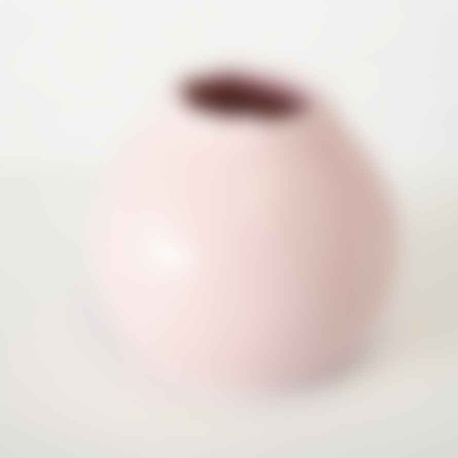 &Quirky Tessa Textured Ceramic Vase : Pink, Pale Pink or White