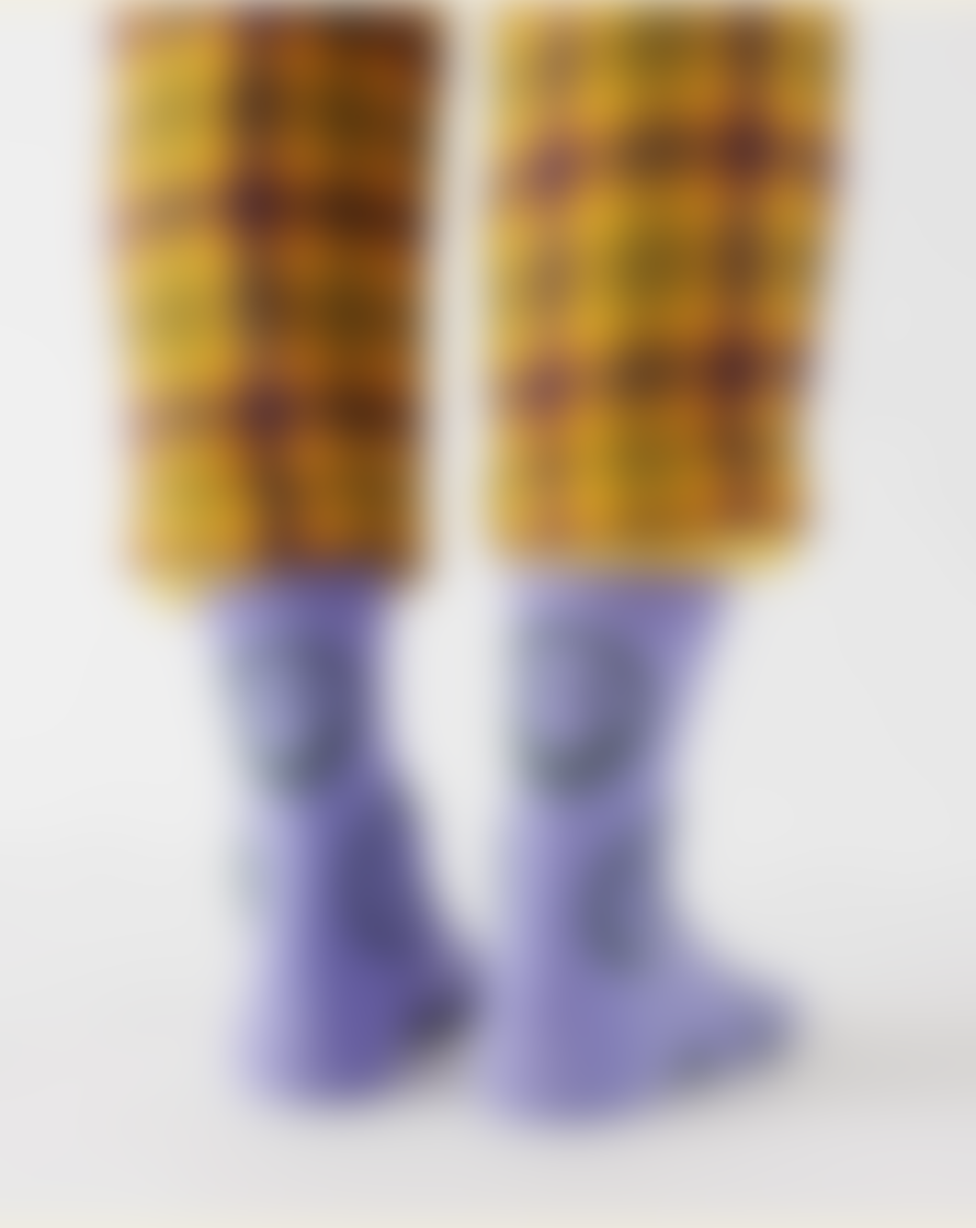 Baggu Crew Sock Lavender Happy