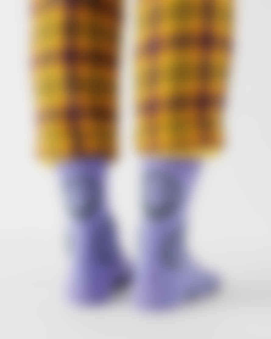 Baggu Crew Socks - Lavender Happy