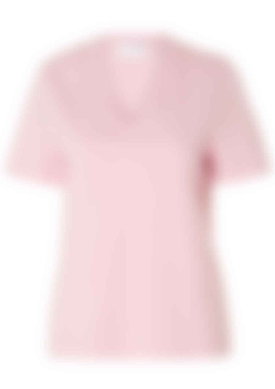 Selected Femme V-neck Tee Pink