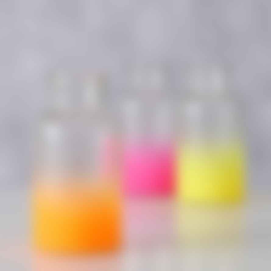 &Quirky Neon Colour Pop Vase : Orange, Pink or Yellow