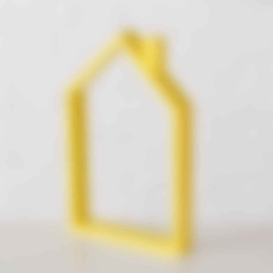 &Quirky Towney Colour Pop Wooden Houses : Orange, Pink & Yellow