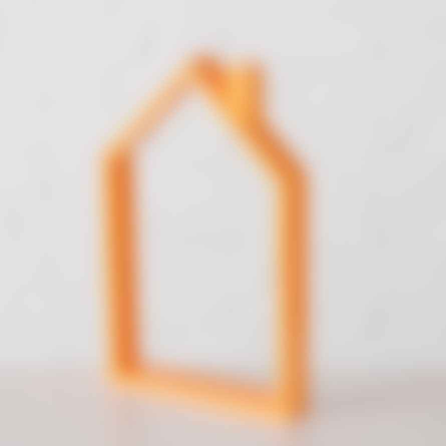 &Quirky Towney Colour Pop Wooden Houses : Orange, Pink & Yellow