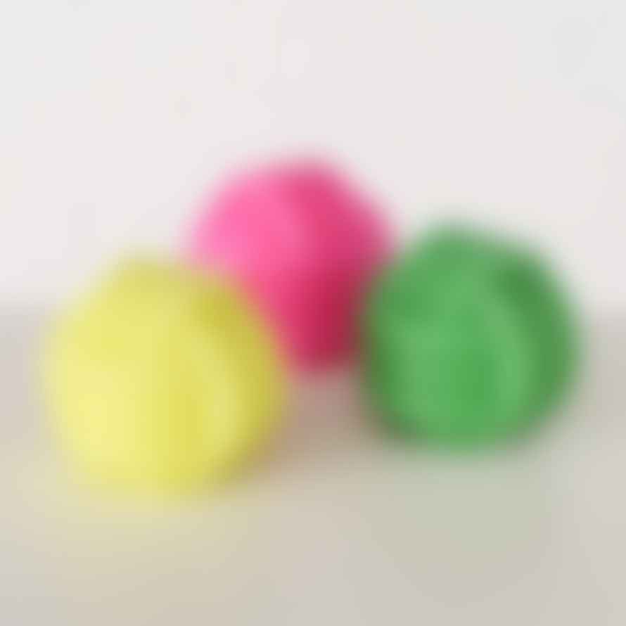 &Quirky Knot Colour Pop Candle : Pink, Yellow or Green