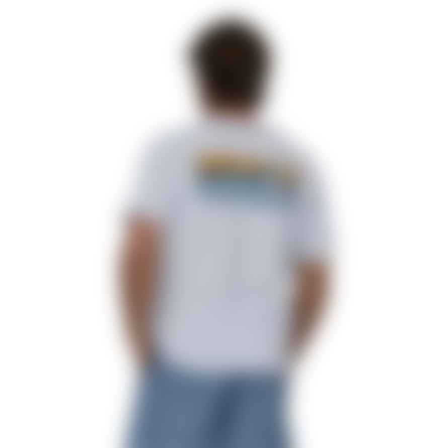Patagonia T-shirt Boardshort Logo Pocket Uomo White
