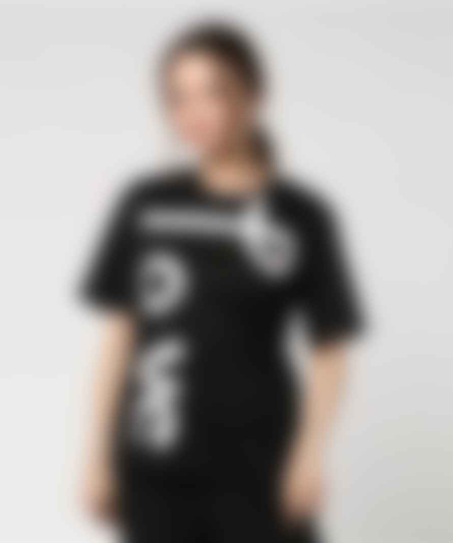 Marimekko maglietta  T Shirt Kapina nera con la scritta love 