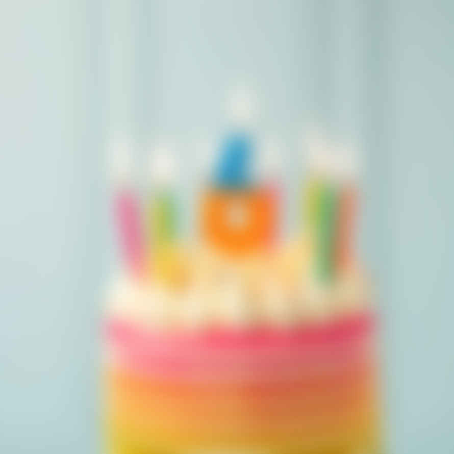 Talking Tables Birthday Brights Twirl Candles - 8 Pack