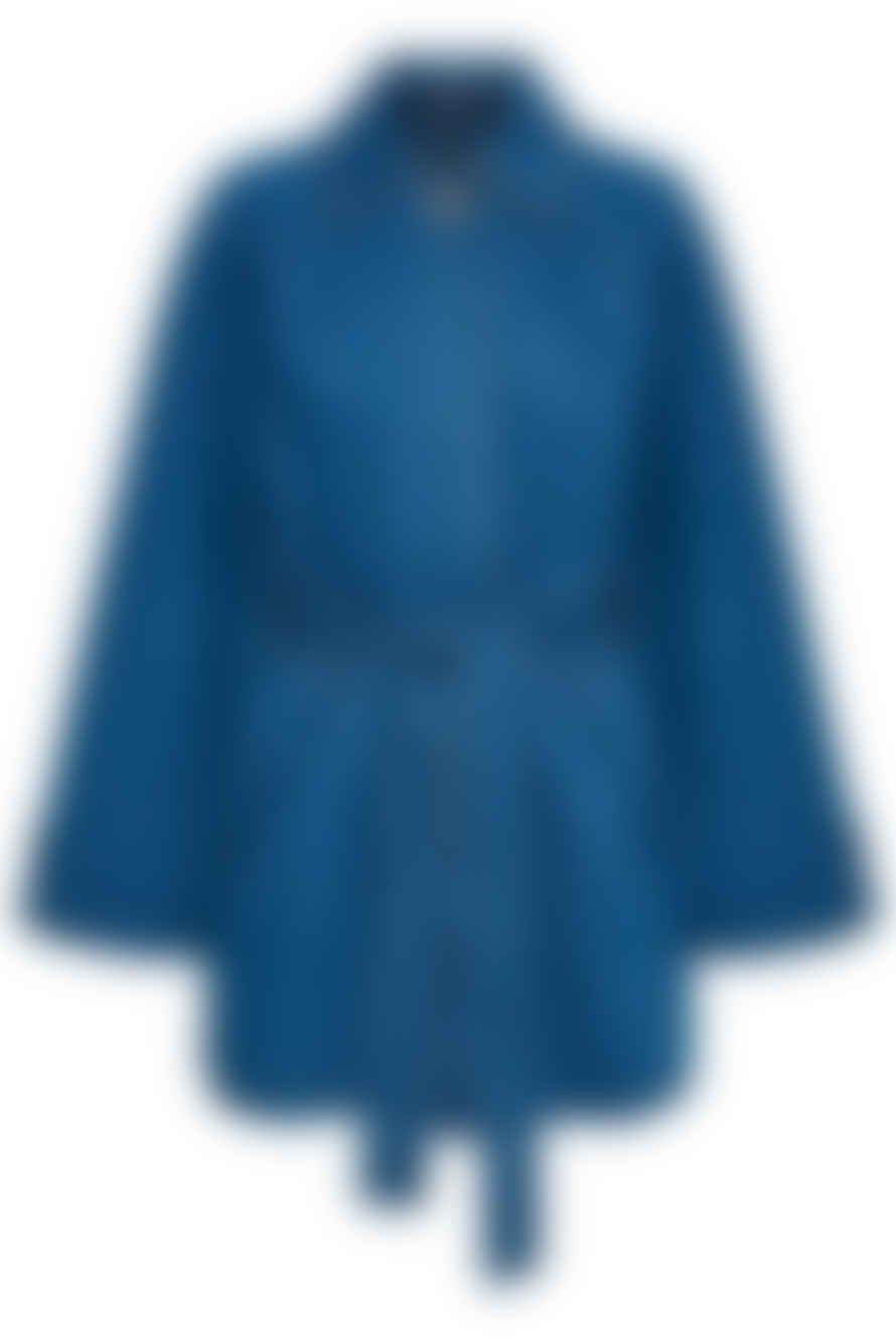 Soaked in Luxury  Sldenima Medium Blue Denim Bett Coat