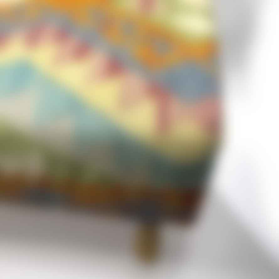 Joca Home Concept 44cm Multicolour Kilim Stool