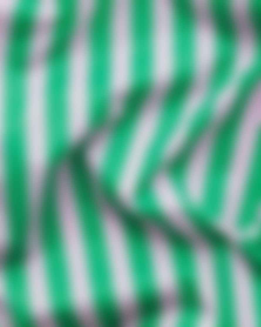Baggu Standard Baggu Bag - Pink Green Awning Stripe 