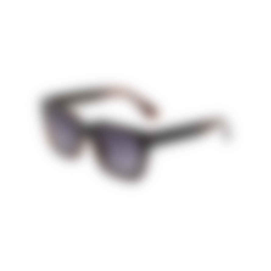 A Kjærbede Nancy Sunglasses In Black Demi Tortoise