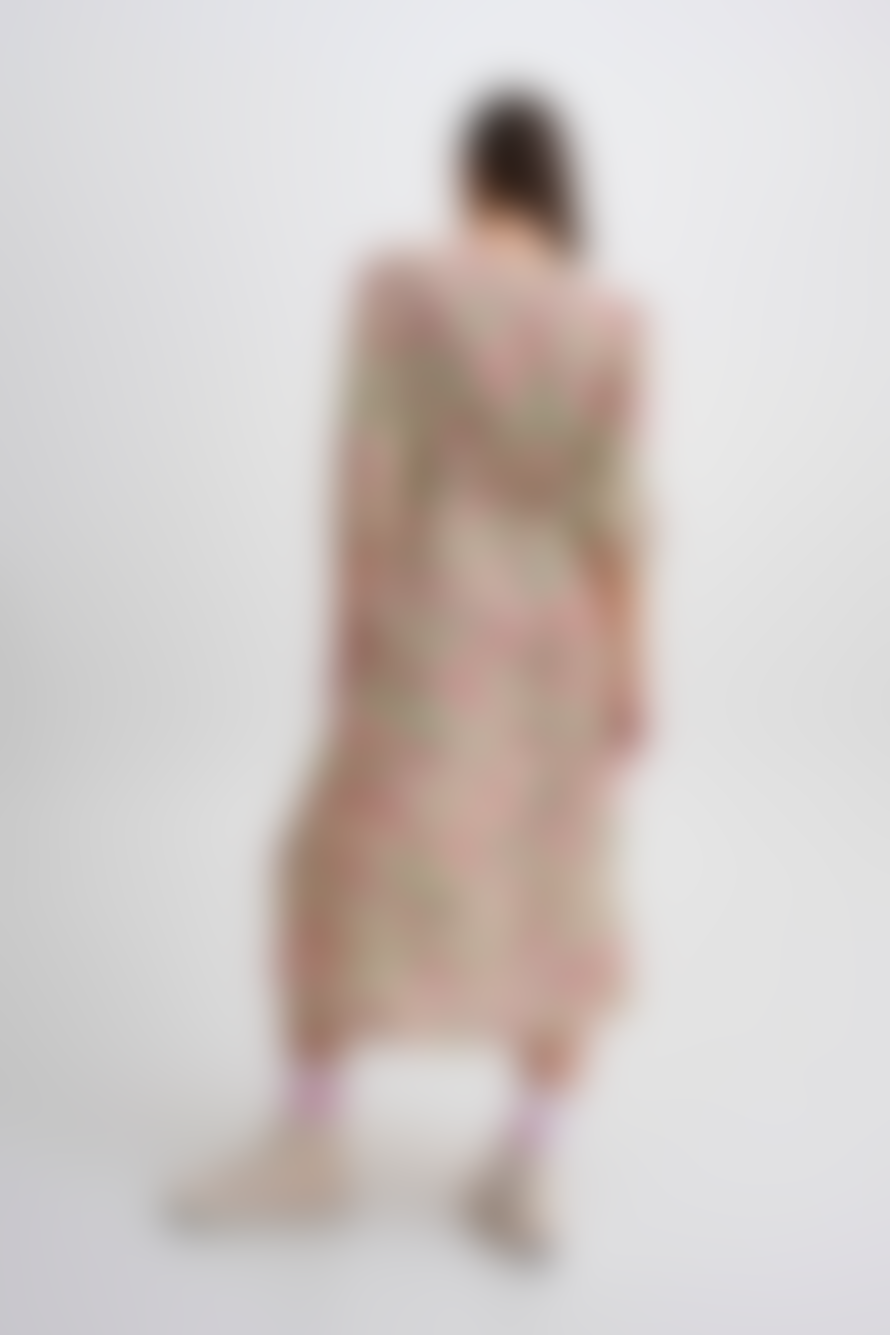 ICHI Enora Structured Flower Dress