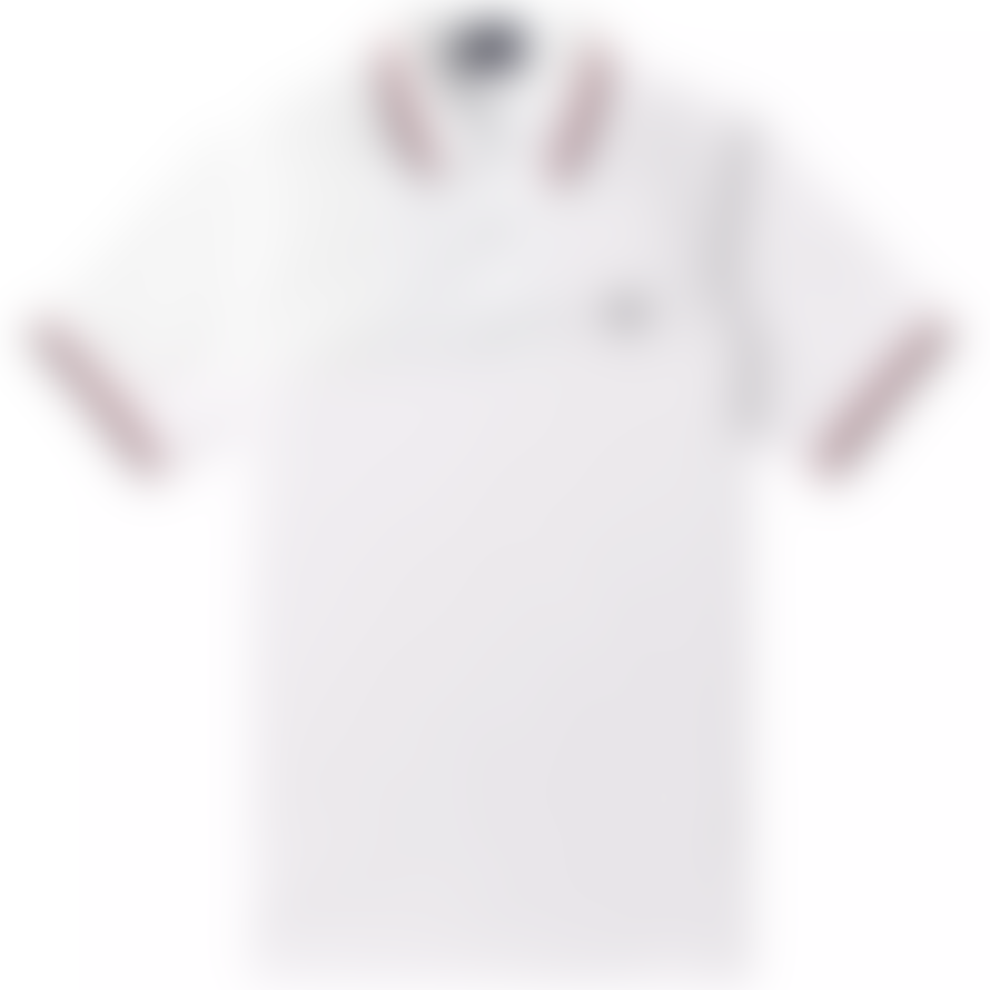 Fred Perry Fred Perry Slim Fit Twin Tipped Polo White, Red & Navy