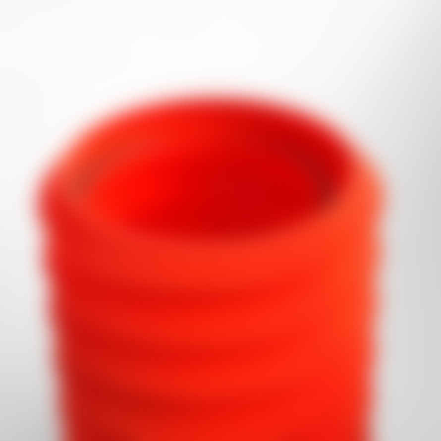 UAU project Small Red 3d Printed 05 Vase