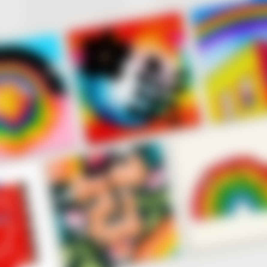 Various Artists Rainbow Postcard Pack