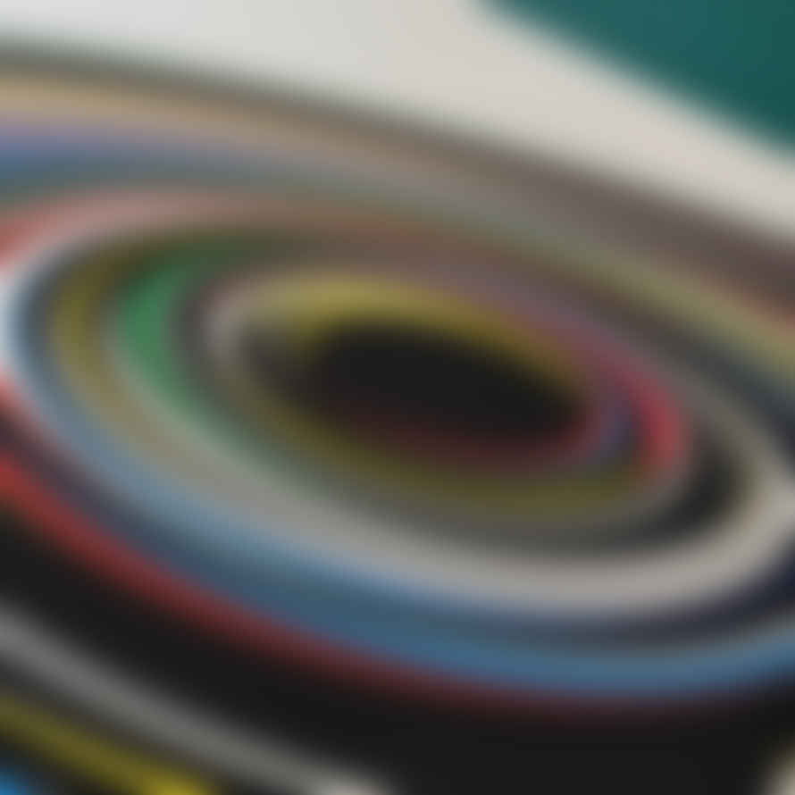 Evermade Studio 42 x 42cm Unframed Swirl Print
