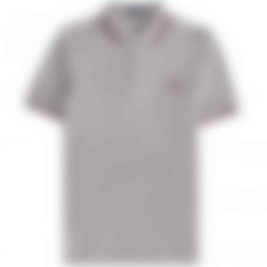 Fred Perry Fred Perry Slim Fit Twin Tipped Polo Limestone