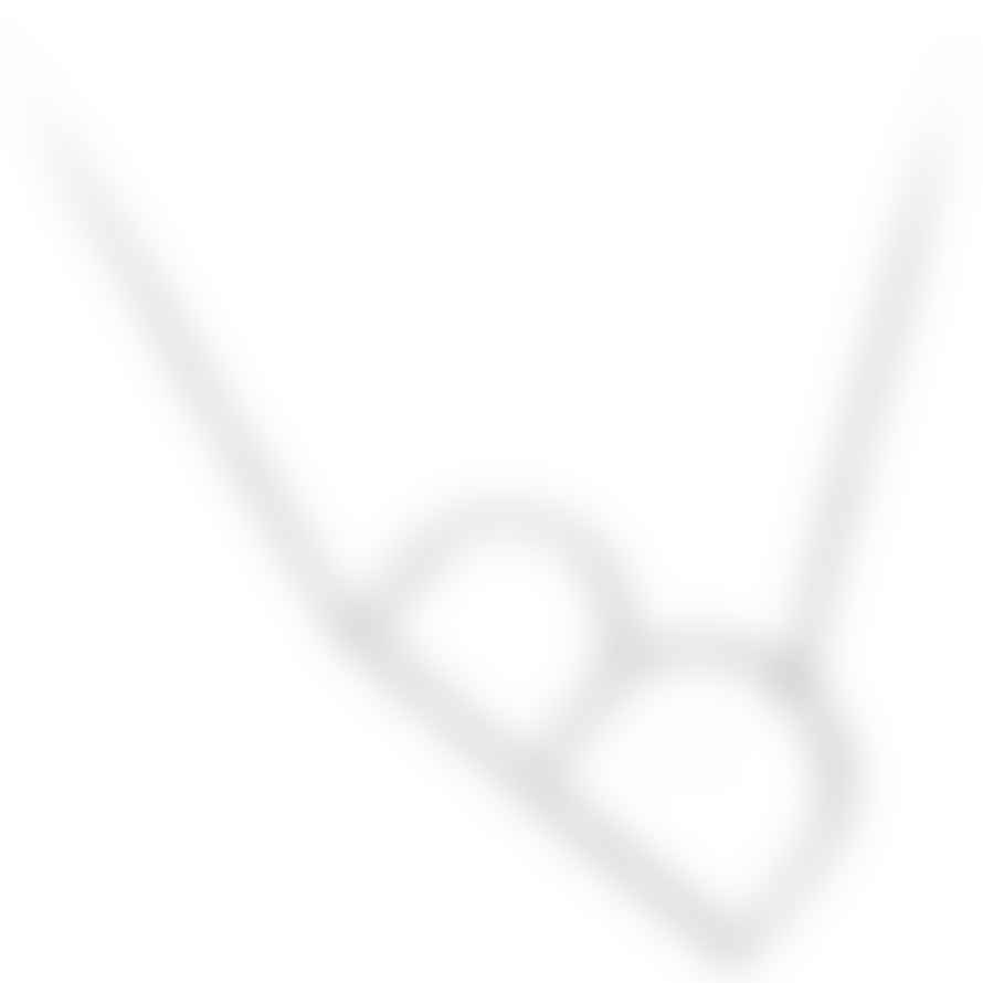 Silver Initial Necklace A
