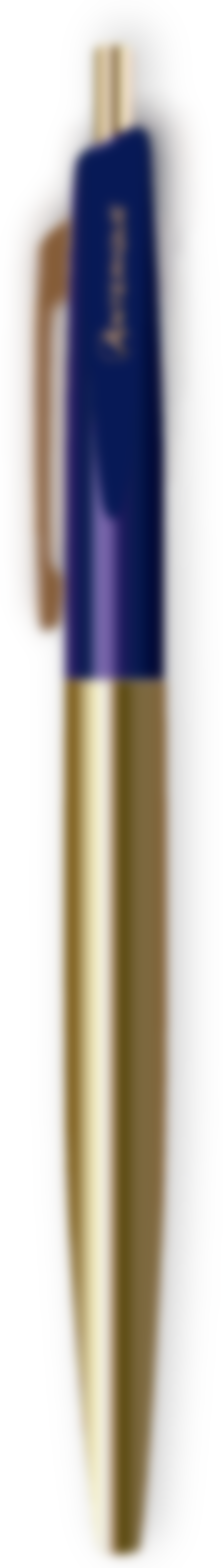 Anterique Bp2 Brass 0.5mm Ballpoint Pen Navy Blue