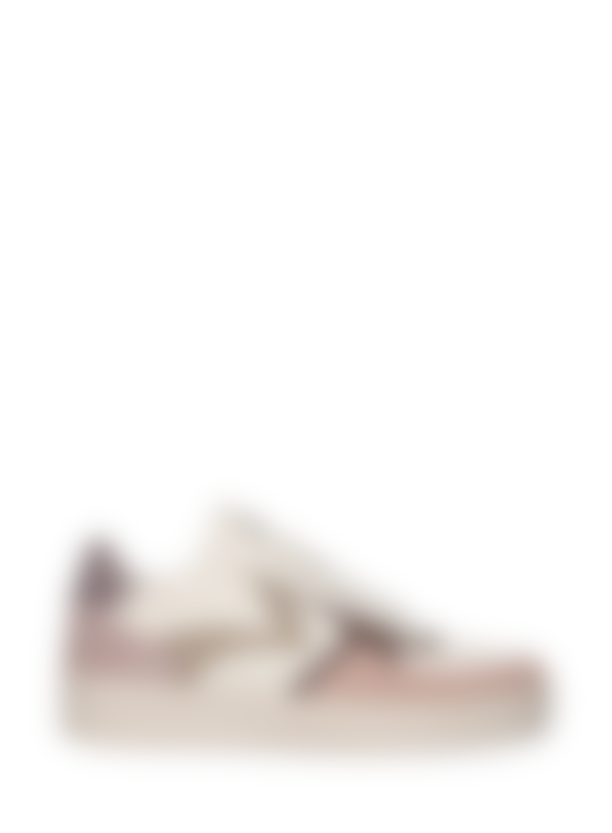 Maruti  Momo Leather Trainers In Pink/white/lilac Pixel