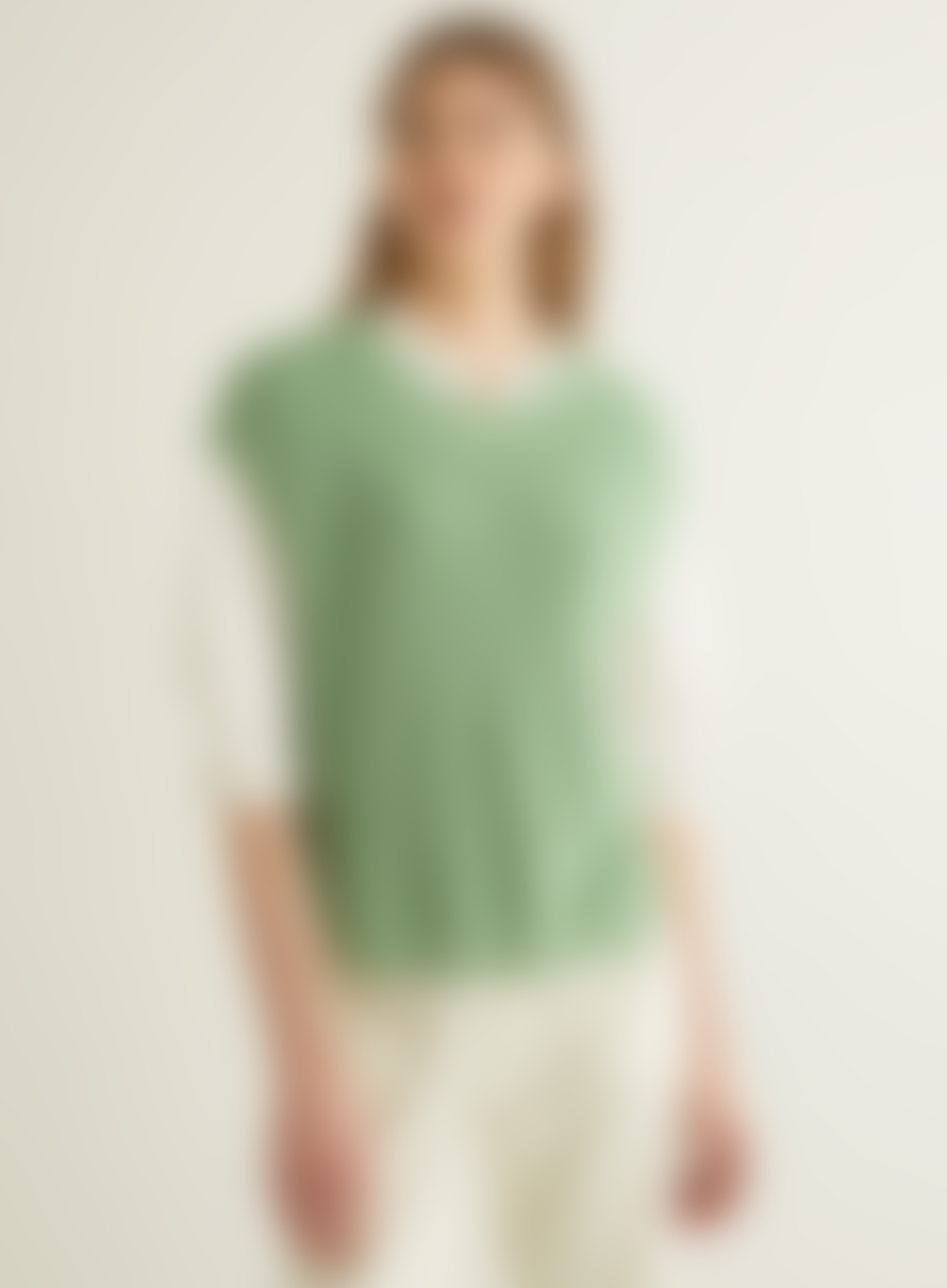 Yerse Sailor Knit In Water Green
