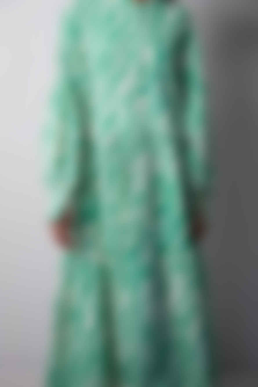 Stella Nova Isolda Green Creme Dress