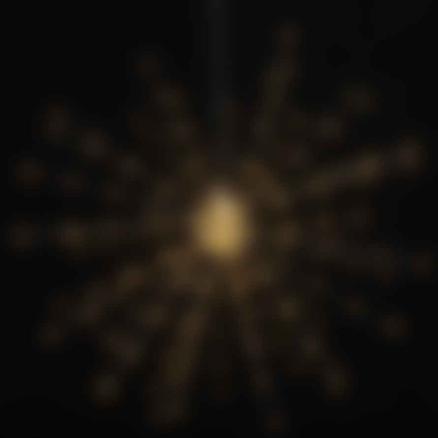 Lightstyle London LARGE MAINS STARBURST LED LIGHT 50cm