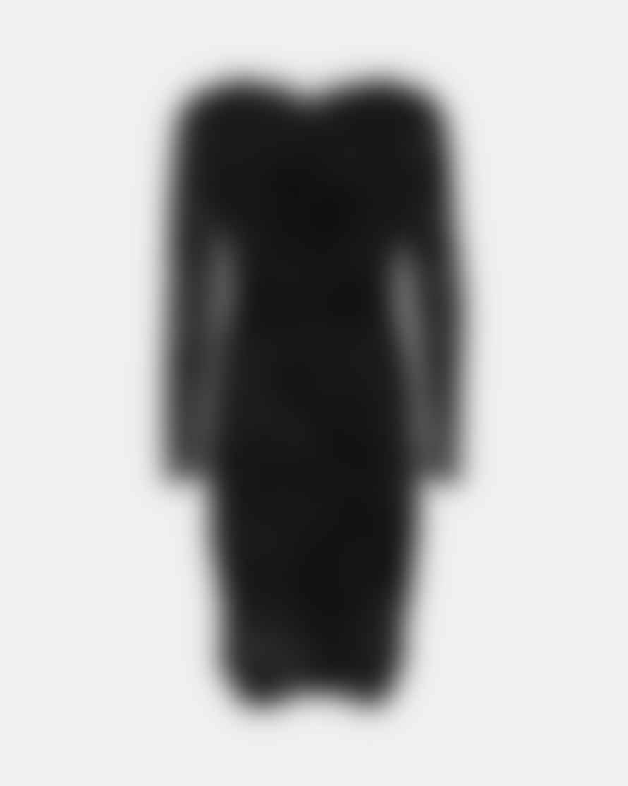 SOFIE SCHNOOR Ruched Dress - Black