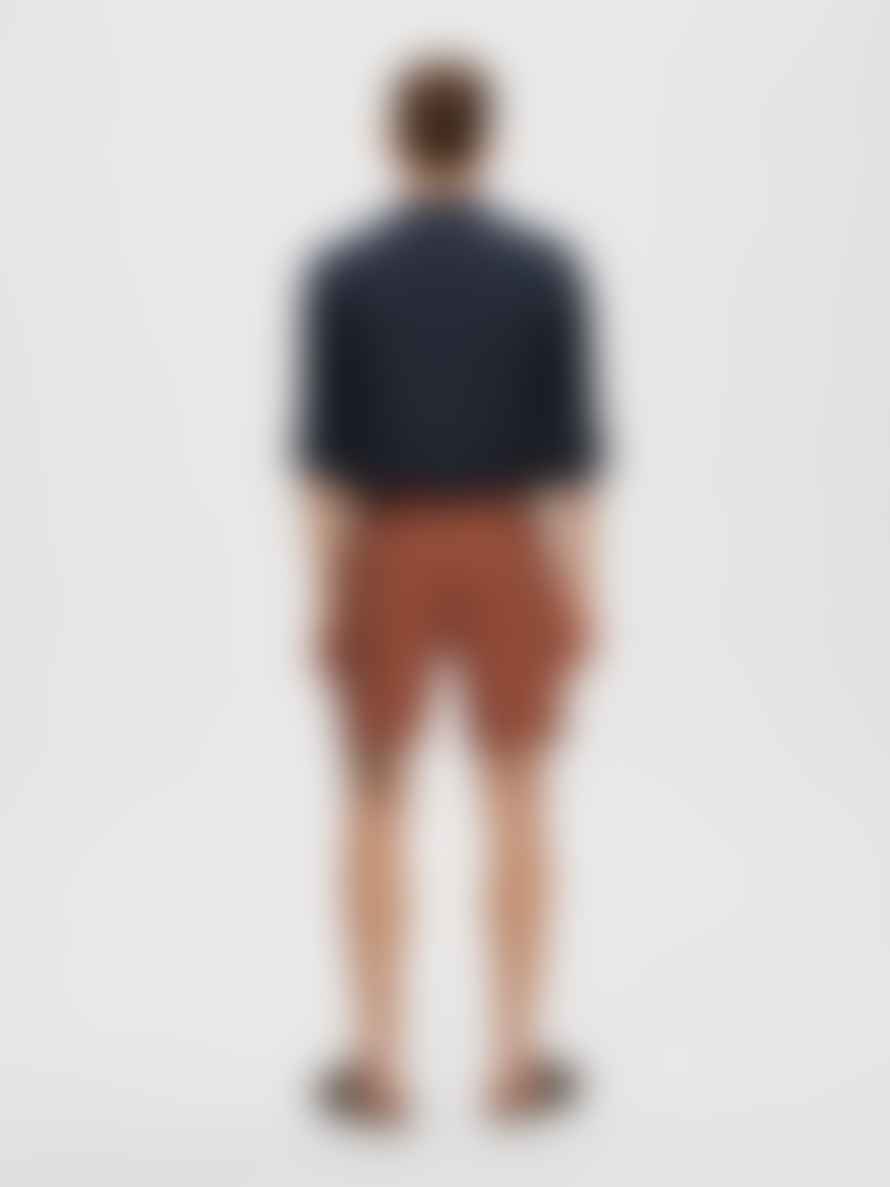 Selected Homme Selected - Short Chino Rouille