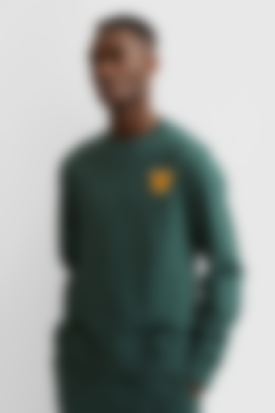 ISCIACUS STORE Sweatshirt Tye Aa Patches Forest Green