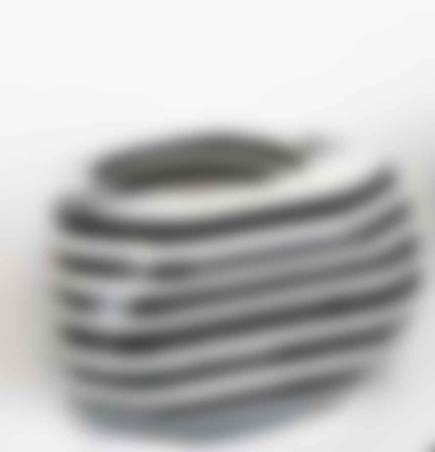 MYDORIS Chunky Ring - Black & White Striped