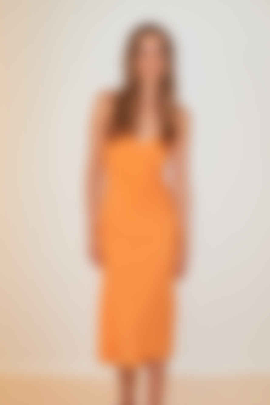 Designers Remix Valerie Drape Slip Dress Mandarin