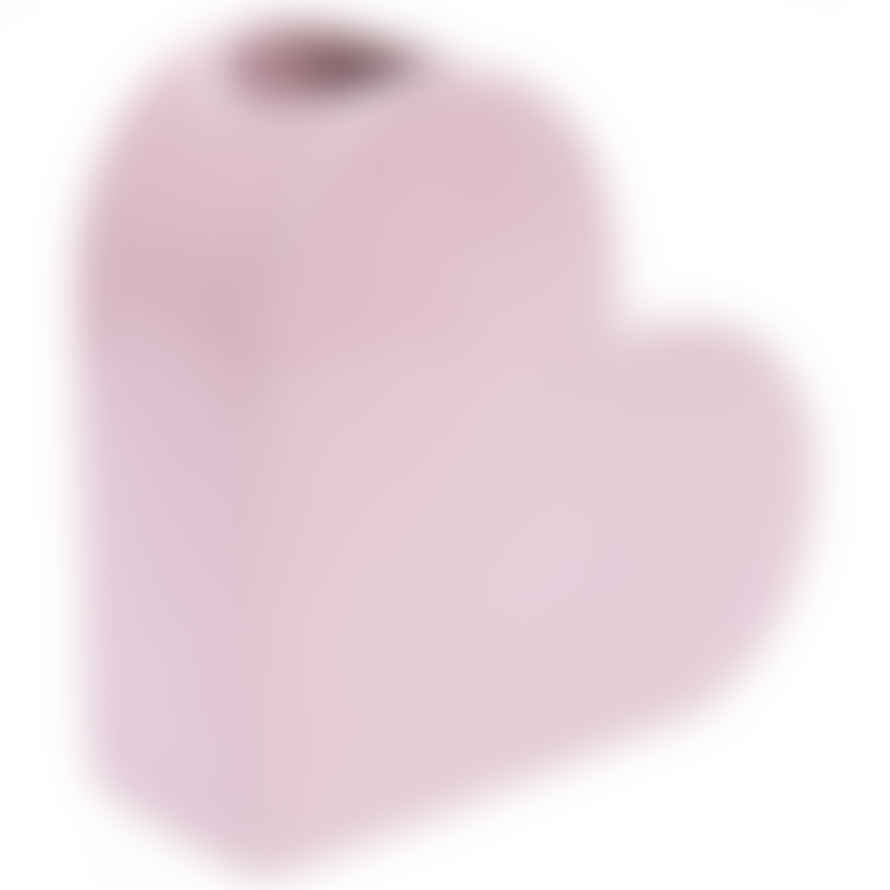 Rico Design Pink Ceramic Heart Vase