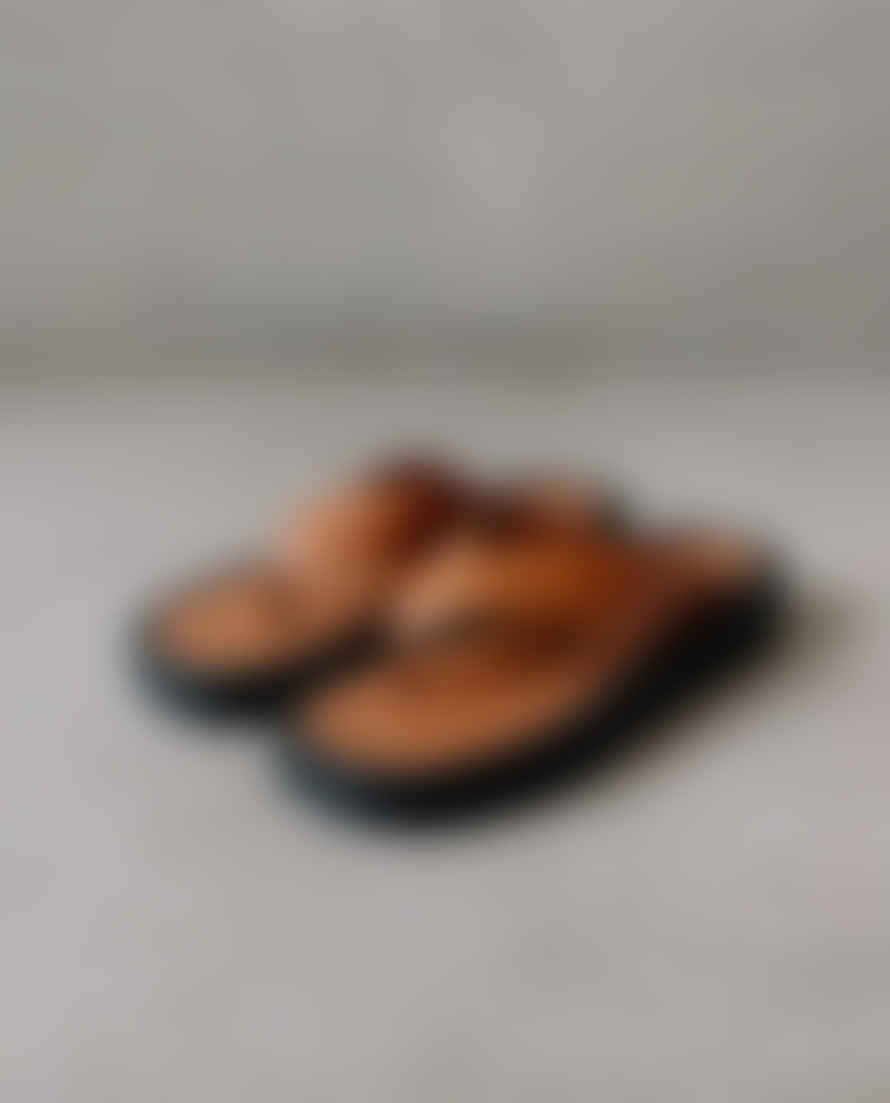 Alohas Overcast - Brown Leather Sandals