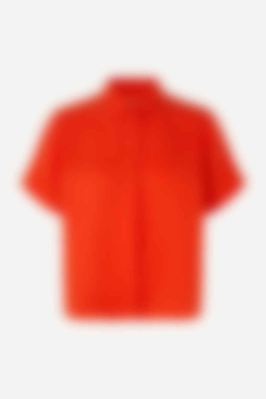  Samsoe Samsoe Mina Ss Shirt Valiant Poppy Orange
