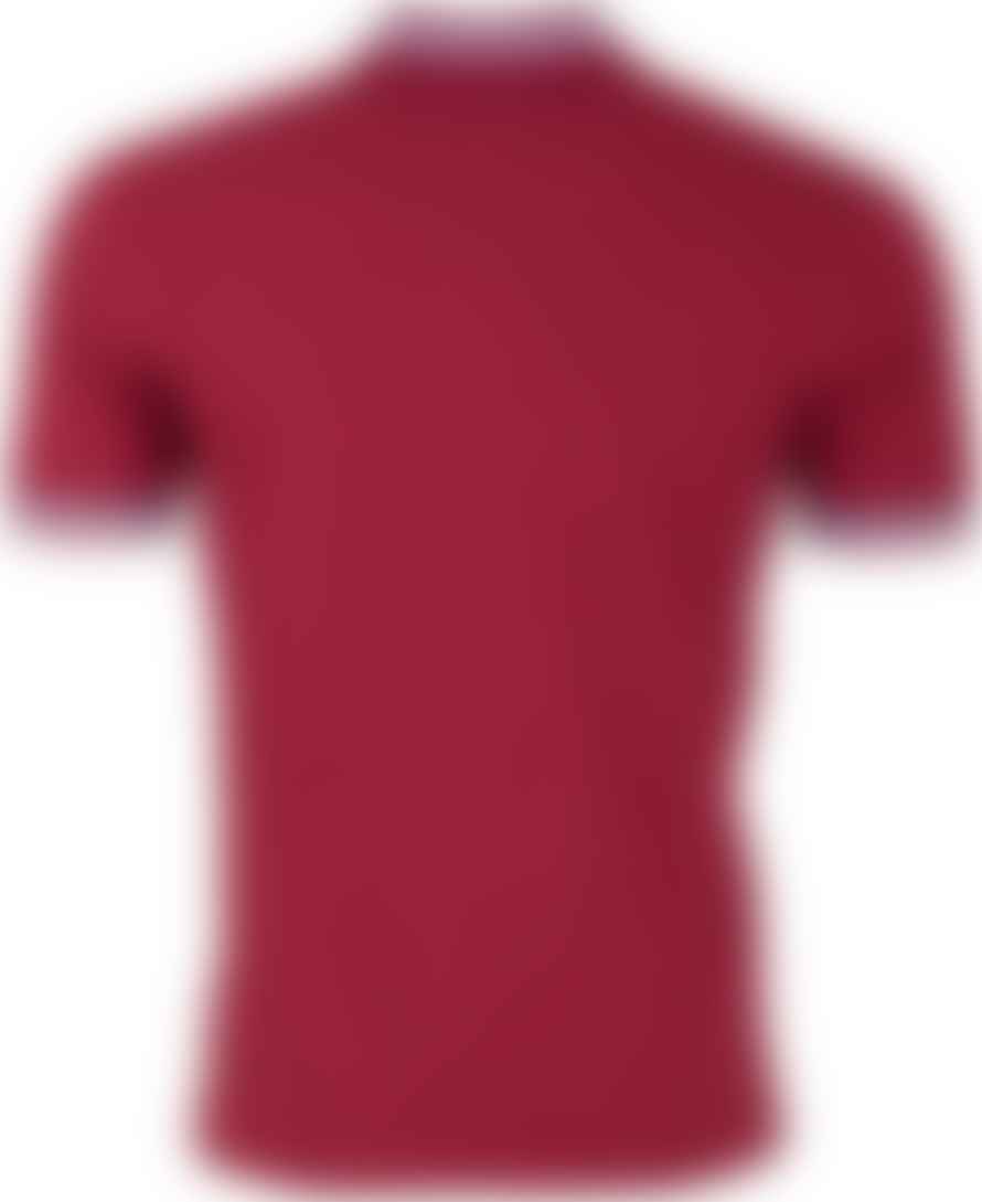 Fred Perry Fred Perry Reissues Original Single Tipped Polo Oxblood 924