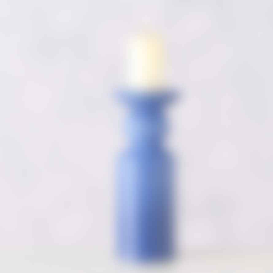 &Quirky Peruya Blue Candle Holder