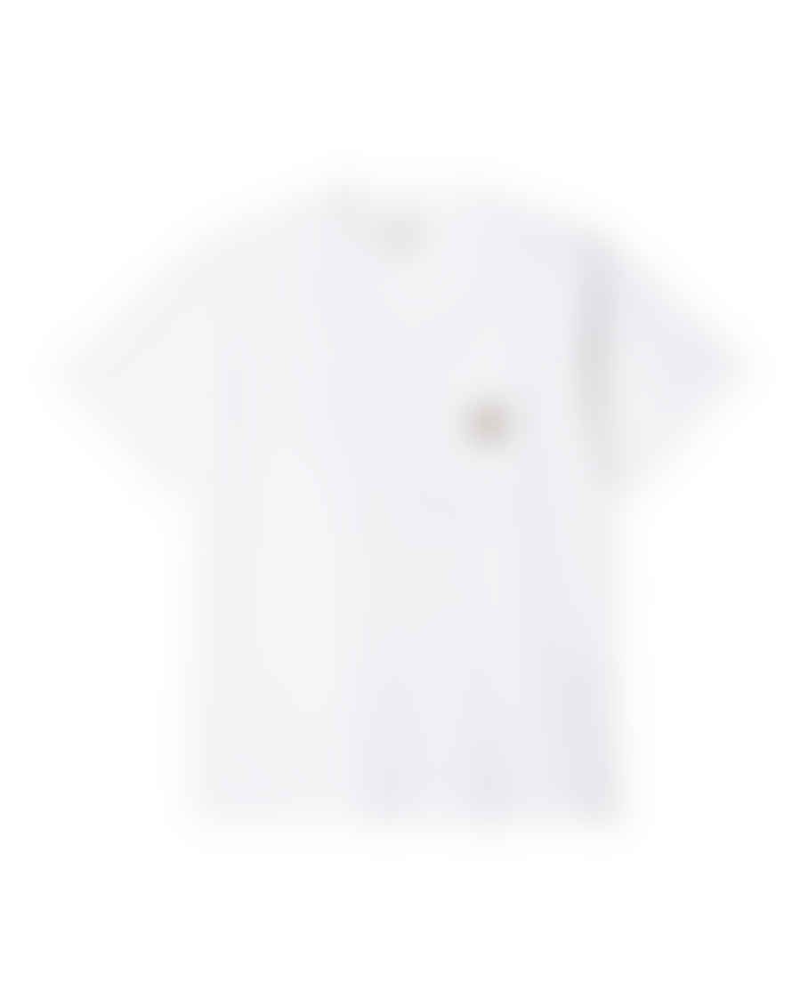 Carhartt Camiseta Ss Pocket Tamas - Blanco