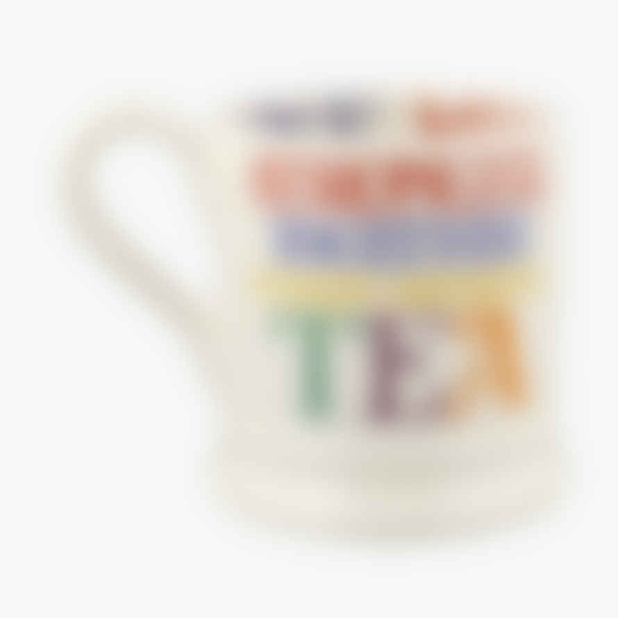 Emma Bridgewater Rainbow Toast Change The World 1/2 Pint Mug