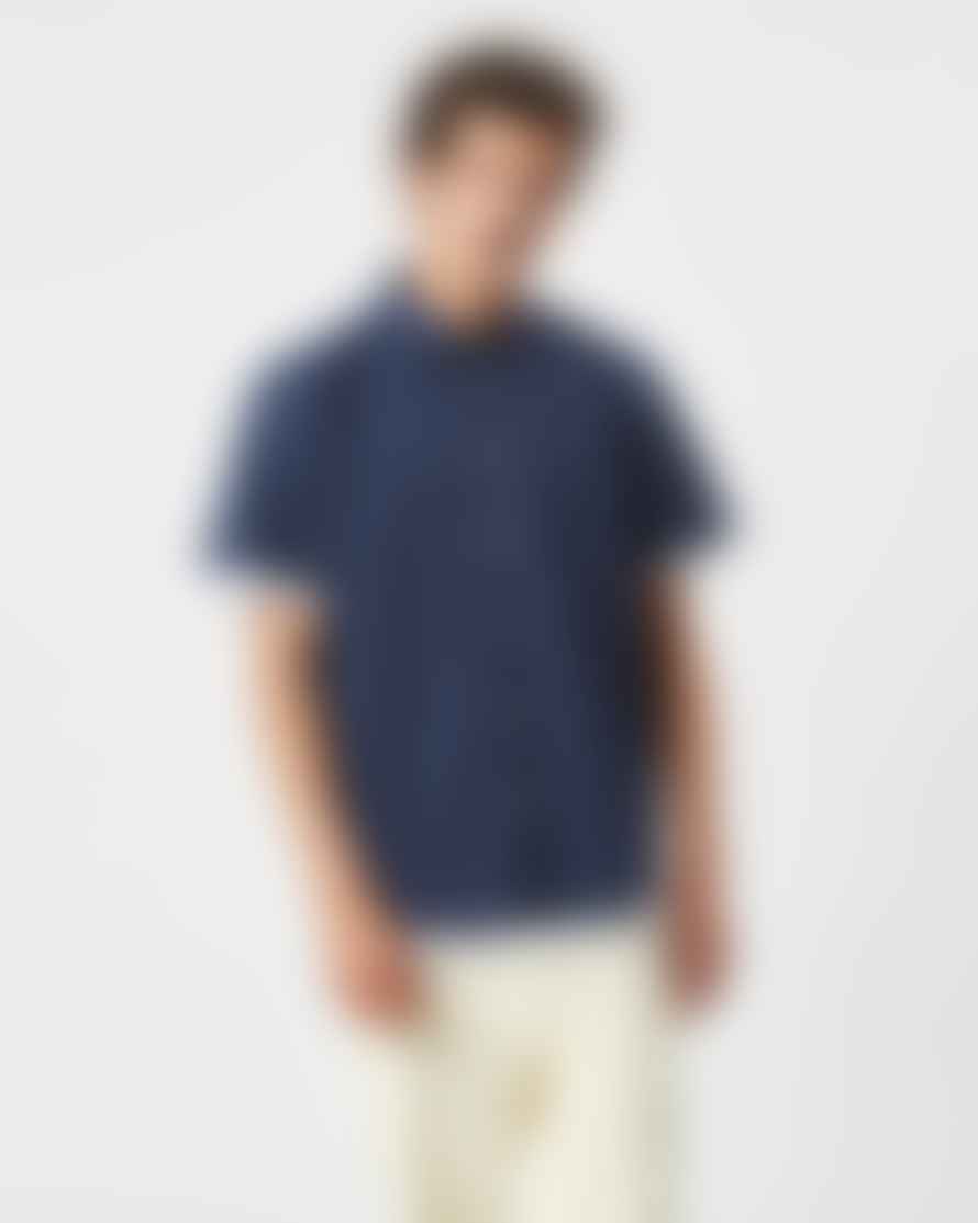 Minimum Eric 9802 Short Sleeve Shirt - Navy Blazer
