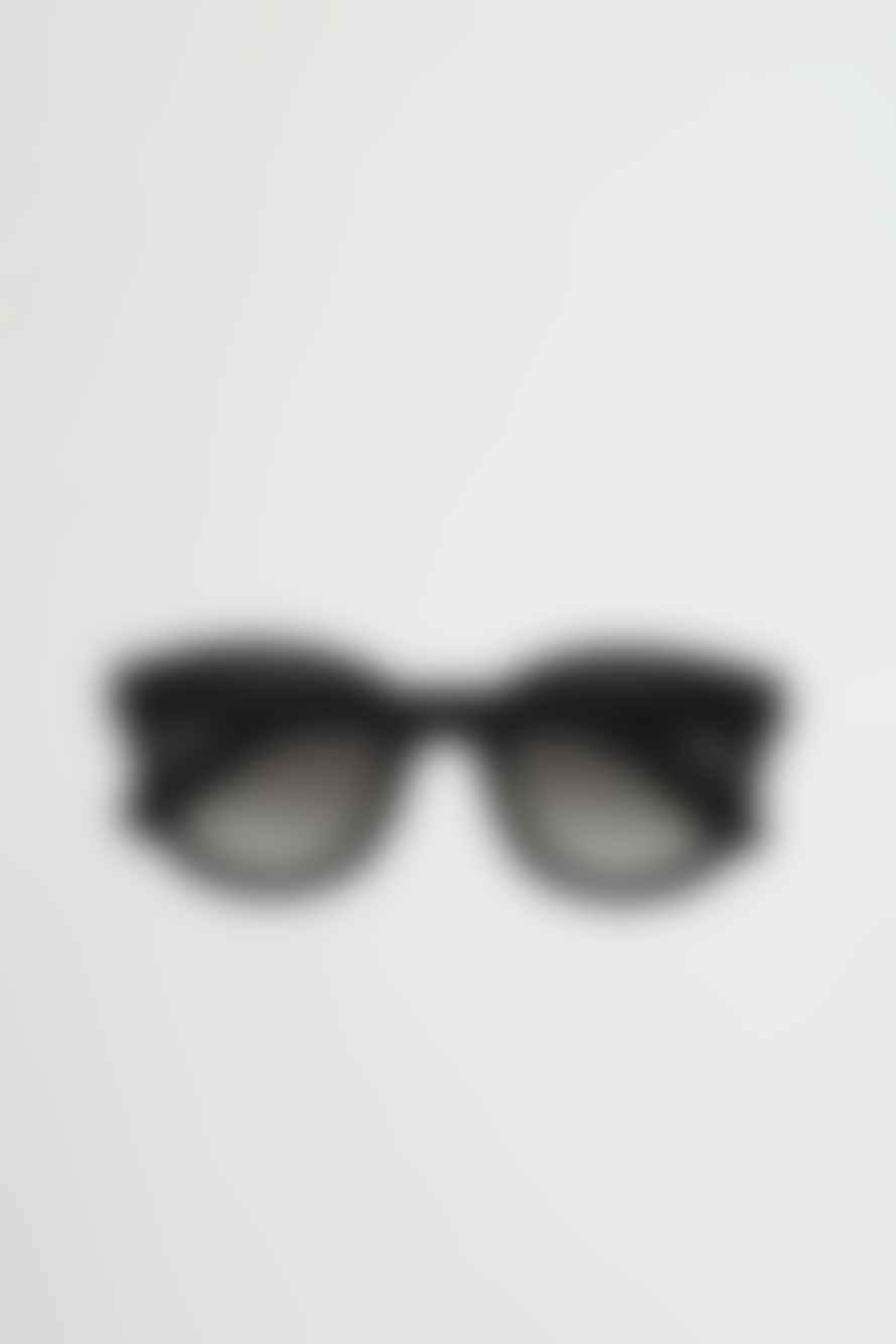 Monokel Eyewear Shiro Black - Grey Gradient Lens 