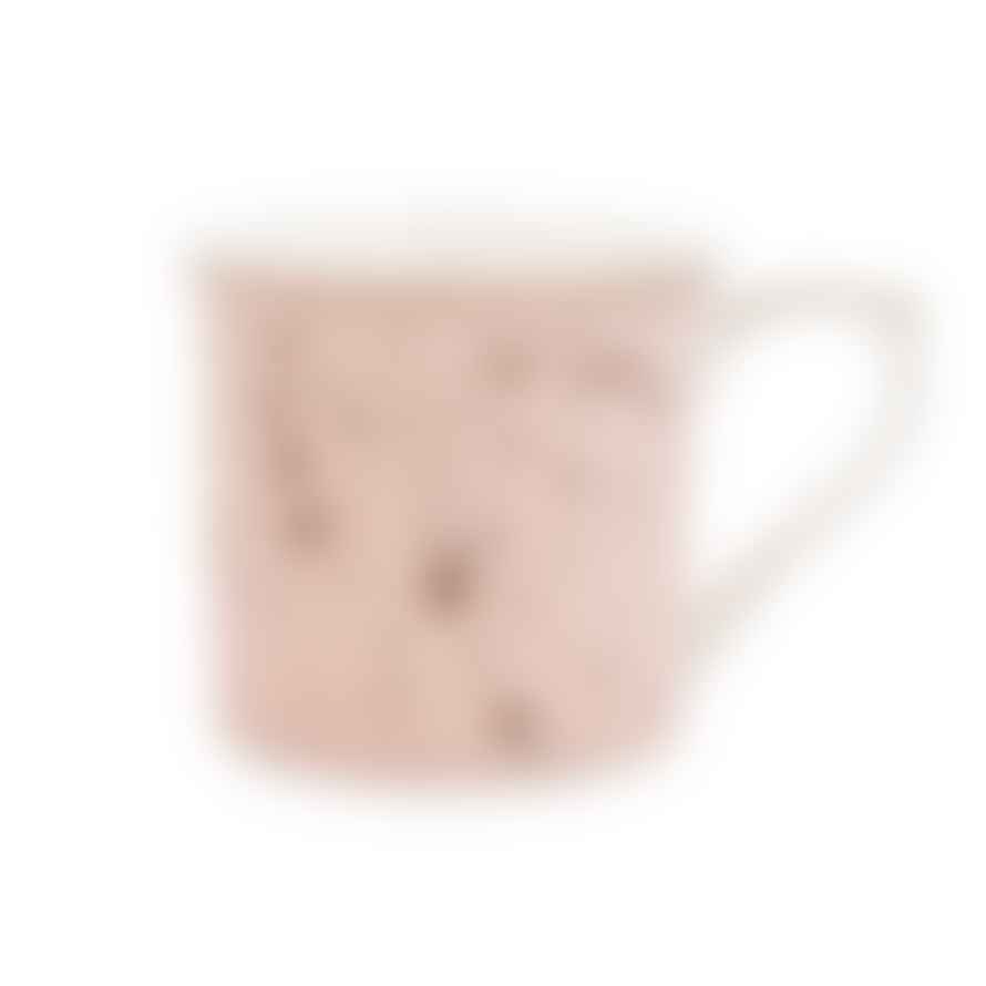 Candlelight Pink & Gold Bone China Speckled Mug