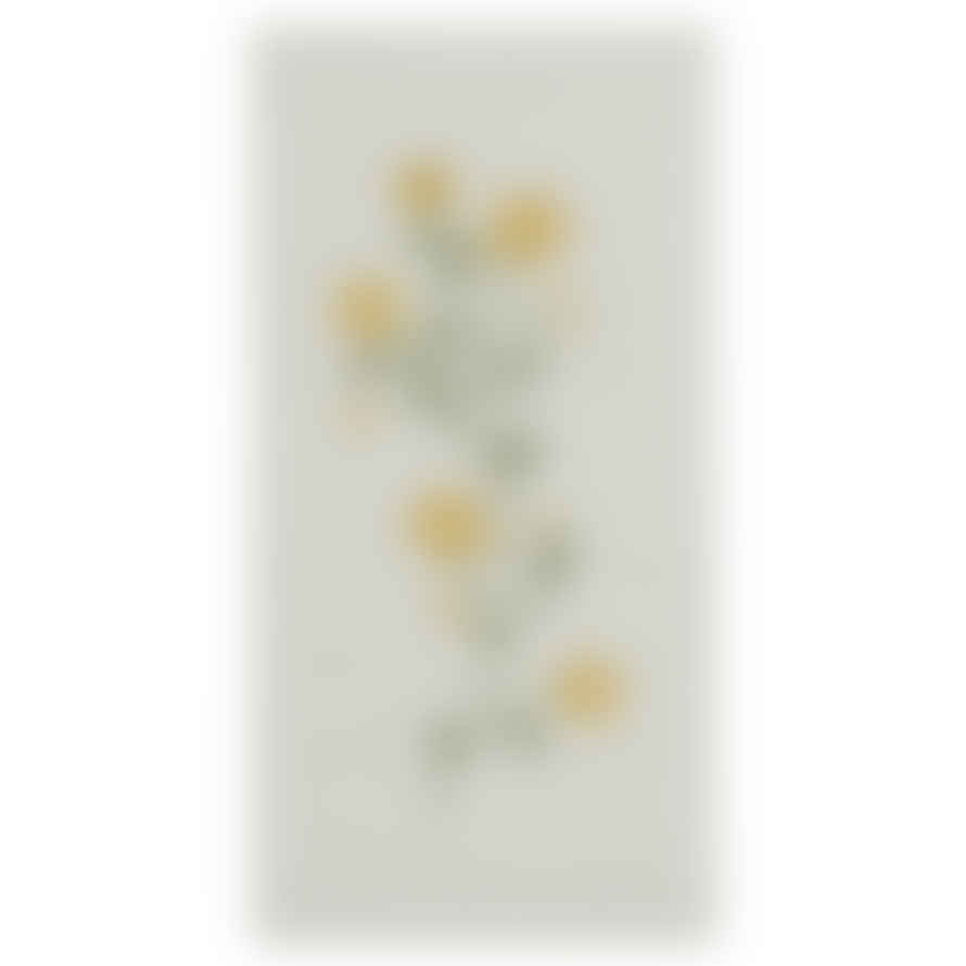 Ib Laursen Pack Of 16 Yellow Flowers Paper Napkins