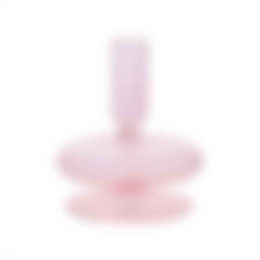 bon bon fistral Glass Bubble Pink Candle Holder