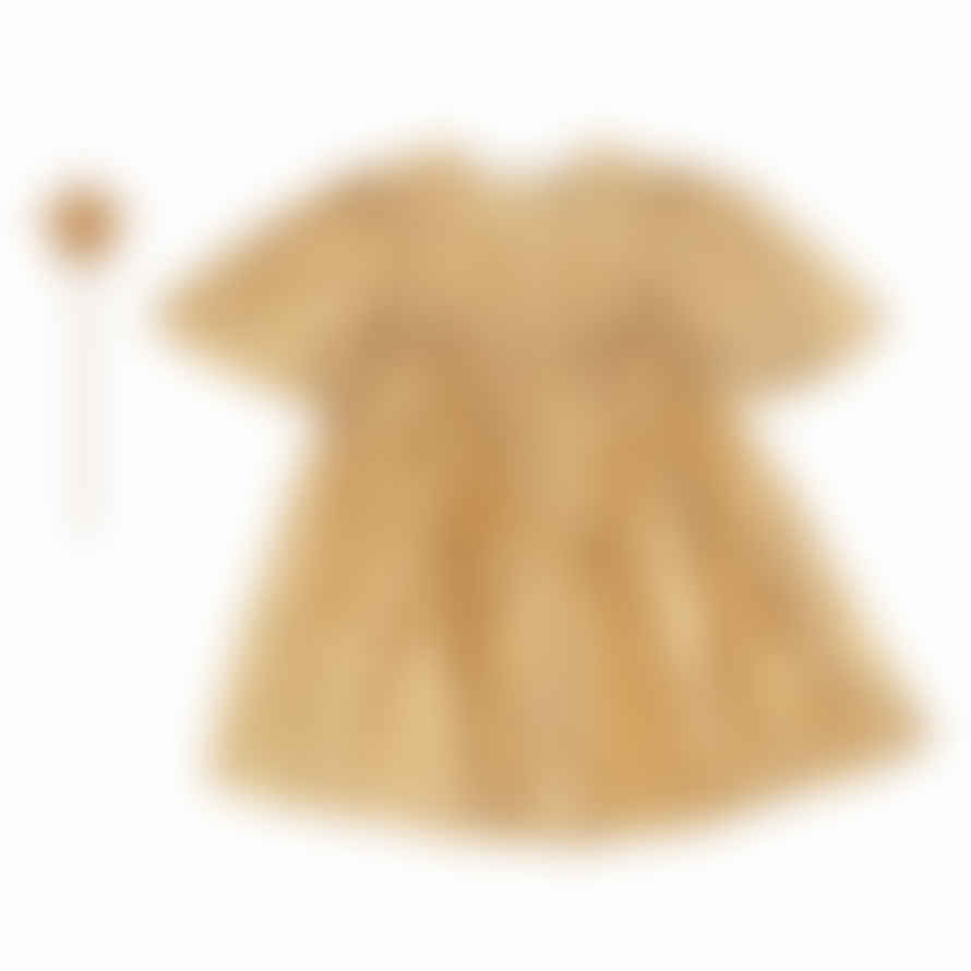 Meri Meri (224586) Gold Angel Dress 5-6 Years