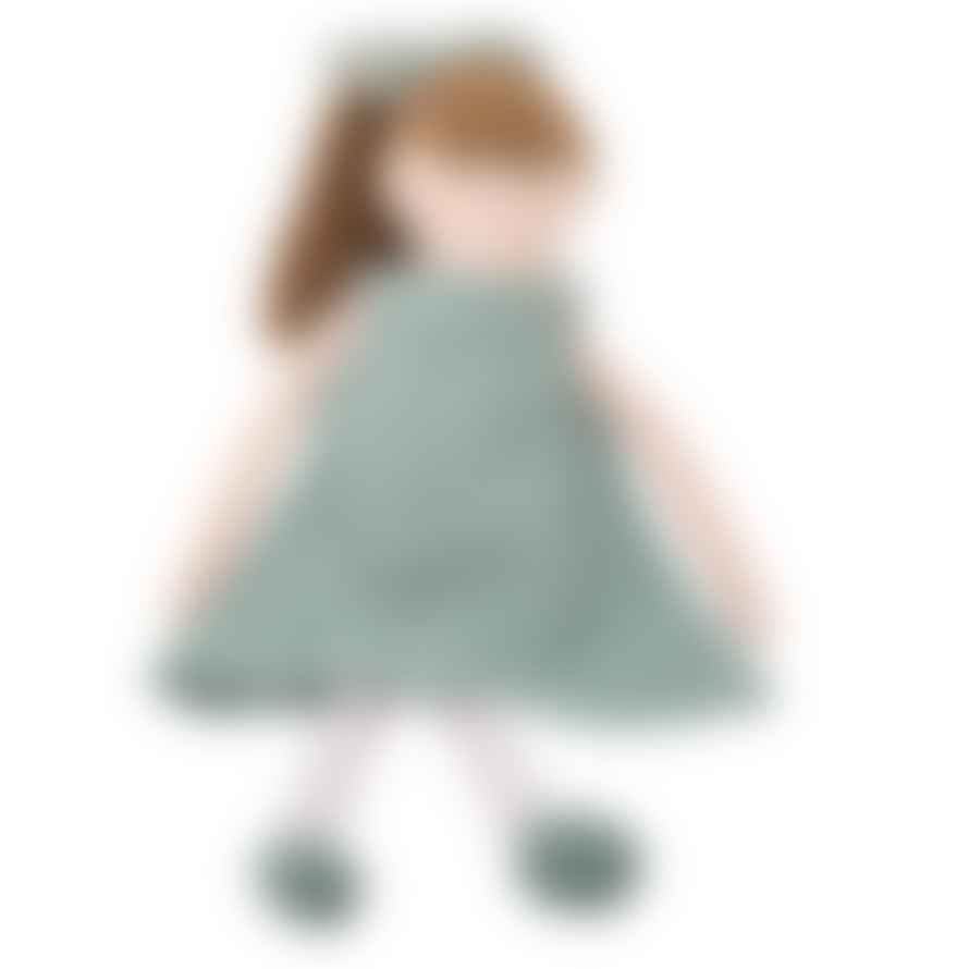 Trousselier Doll with Dress 30Cm - Celadon Green Organic Cotton