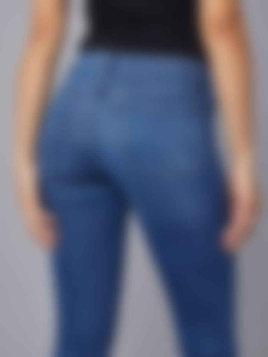 DL1961 Stella Raw Mara Straight Intasculpt Jeans