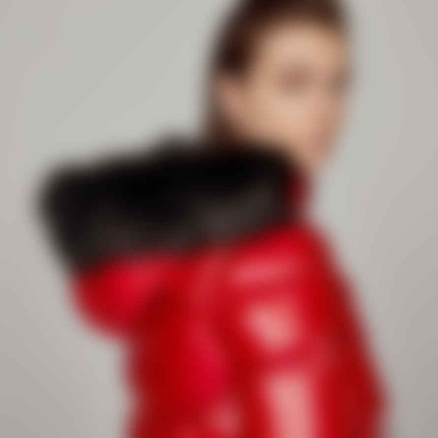ACCESS FASHION Red Dax Puffer Jacket